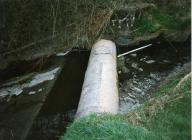 Feeder Pipe Over Weir At Dukestown