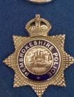 Pembrokeshire Police senior officers cap badge/