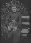 Unknown lady with a dog, circa 1930s