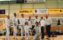 Aberystwyth Town Fencing Team at St Brieuc, 2003