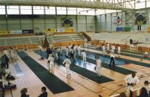 Friendly fencing competition in St Brieuc, 2003...