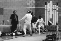 Aberystwyth fencer in the knockout stages of...