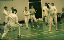Epee Bout at the Aberystwyth Fencing Triangular...