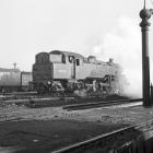 2-6-4T 80136 at Aberystwyth Station, 2 Feb 1964