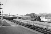 2-6-4T 80131 at Aberystwyth Station, 2 Feb 1964