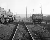 4-6-0 7827 at Aberystwyth MPD, 2 Feb 1964