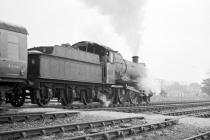 4-6-0 7800 departing Aberystwyth, 30 May 1964