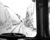 Talerddig Cutting under snow in 1969/02/03