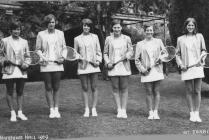 1st Tennis Team, Hafodunos Hall Boarding School