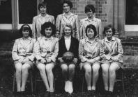 Tîm Pêl-rwyd Ysgol Breswyl Plas Hafodunos 1963