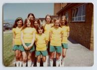 Cwm Glas Primary School, Swansea, Netball Team,...