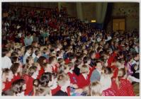 Audience of children at 1993 jambori
