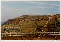 Assault course and landscape view