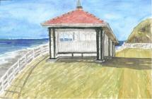 Bathrock Shelter, Aberystwyth - watercolour by...