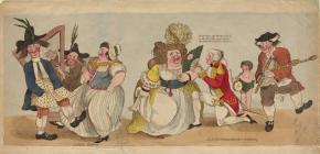 A Welch wedding. Satire c.1780