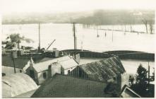 Flooding at Carmarthen, 1930s