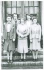 4 girls from Sunday School, c1940s with Mrs...