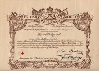 Certificate of Miss Elizabeth Mary Davies,...