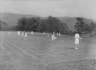 Pupils playing tennis, Hafodunos Hall Boarding...