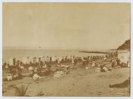 Post Card. ‘Bathing machines’ Aberystwyth,...