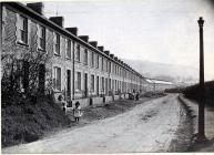 Early photograph of Merthyr Road, Troedyrhiw