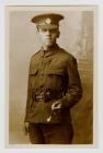 Photograph of Rhys Davis Harris in uniform...