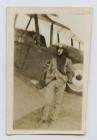 Photograph of crashed plane during WW1 training...