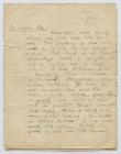 Letter from William Davies to his father during...