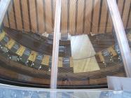 Looking down in to Assembly Debating Chamber...
