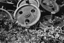 Discarded Train Wheels 1980