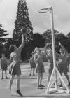 Pupils playing netball, Hafodunos Hall Boarding...