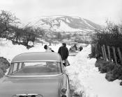 Snowplough at Cwmystwyth, Jan 1965