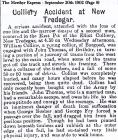 Colliery Accident at New Tredegar (Sept 20th 1902)