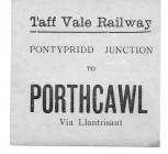 Porthcawl Luggage Label