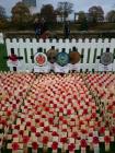Field of Remembrance in the grounds of Cardiff...