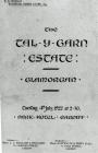 Advertisement For Sale of Talygarn Estate, 1922