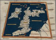 Prima Europe tabula (map) gan Ptolemy