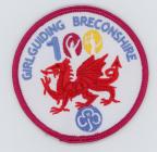 Girlguiding Breconshire Centenary badge