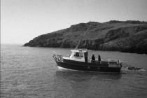 Skokholm – The ‘Dale Princess’ leaving. Jack...