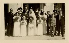 Wedding Photo taken at Dimlands House showing...