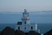 Skokholm - new light at the lighthouse at dusk...