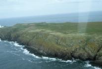 Skokholm oblique aerial view on 18-06-85 