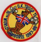 1987-1988 Boy Scout World Jamboree British...