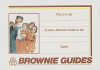 Brownie Guide Certificate 