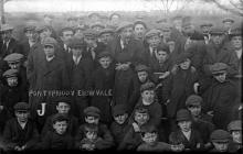 Pontypridd Dragon's FC supporters at Taff...