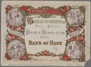 Band of Hope Member's Card poster