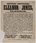 Deisyfiad Gostynedig Eleanor Jones LLannon c.1864 