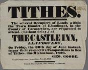 Tithes poster 1837 