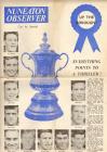 Newspaper supplement, FA Cup v. Nuneaton...