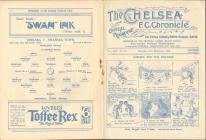 Programme cover, v. Chelsea, November 1925